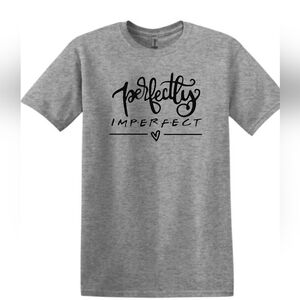 NWT PERFECTLY IMPERFECT TEE, Grey..